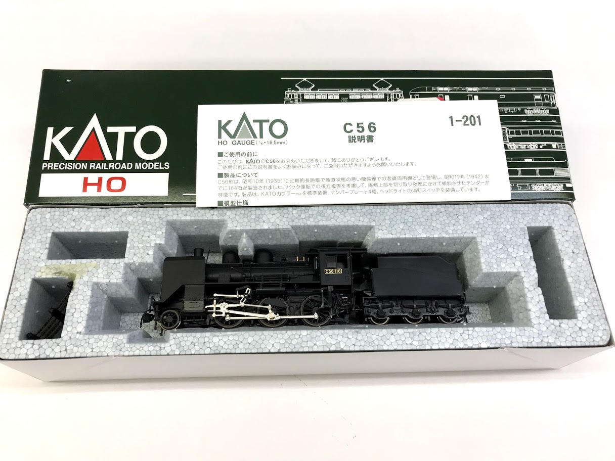 通販限定品KATO　1-201　C56　箱スレ・別売パーツ付　HOゲージ　鉄道模型　同時梱包OK　★H 機関車
